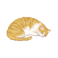 tired cat STICKER by imoji