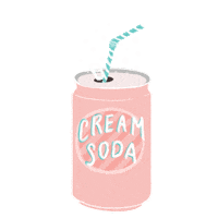 Cream Soda Summer Sticker