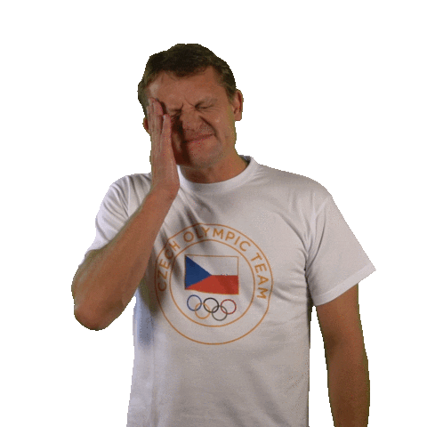 Sleepy Czech Republic Sticker by Český olympijský tým
