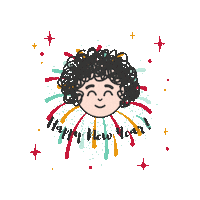 Happy New Year Sticker by Auntie Sam SG