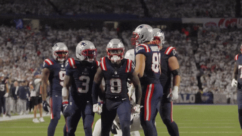 Stefon Diggs Football GIF by New England Patriots