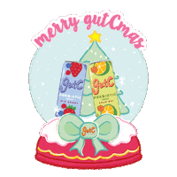 Christmas Cheers Sticker by The Tapping Tapir