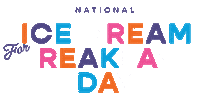 nthamicecreamassociation icecream nationalicecreamday icecreamday nicra Sticker