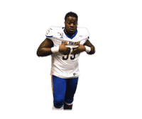 Football Flexing Sticker by Delaware Blue Hens
