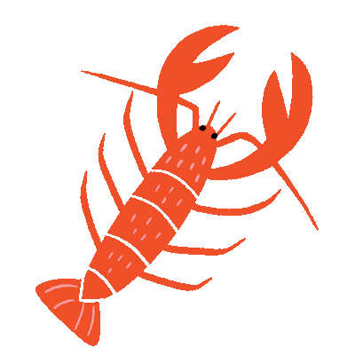 chateau minuty lobster Sticker by Ruby taylor