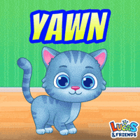 Sleepy Good Night GIF by Lucas and Friends by RV AppStudios