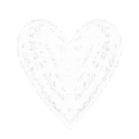 White Heart Love Sticker