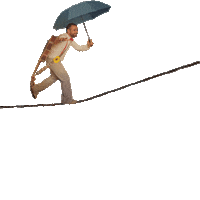 Walker Juggler Sticker by La Scène