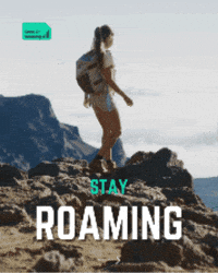 KeepOnRoaming travel digital adventure connected GIF