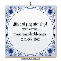 Hoop Troost Sticker by Tegelspreuken.nl