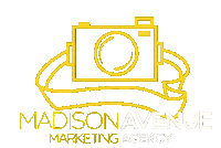 madisonavenuema happy movie work marketing Sticker