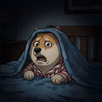 Scared Shiba Inu GIF by Doge Pound