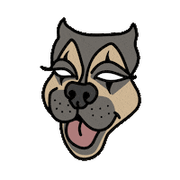 American Bully Dog Sticker by Taylor Reeve