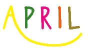 April April Spring Sticker