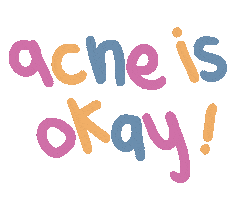 Skin Acne Sticker by Marie Boiseau