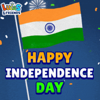 Independence Day Celebration GIF by Lucas and Friends by RV AppStudios