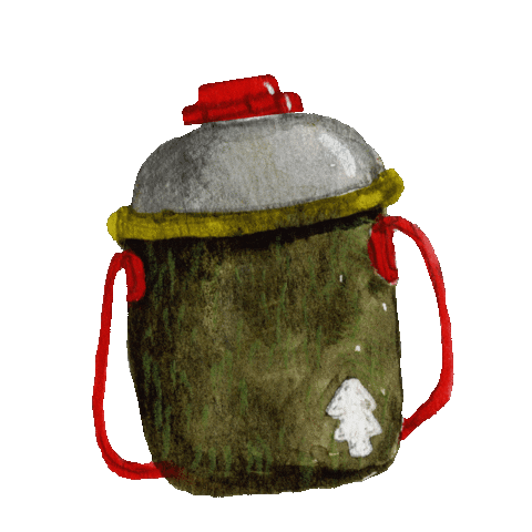 Water Camping Sticker