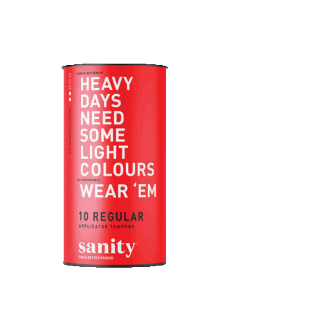 Getsomesanity health period menstruation hygiene Sticker