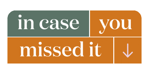 In Case You Missed It Sticker by The Kitchn