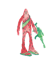 Star Wars Watermelon Sticker