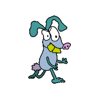 angry walk Sticker