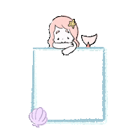 Yuuukron sea mermaid 海 人魚 Sticker