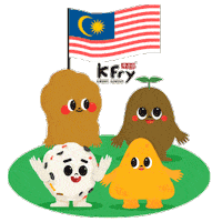 Happy Independence Day Sticker by K Fry My