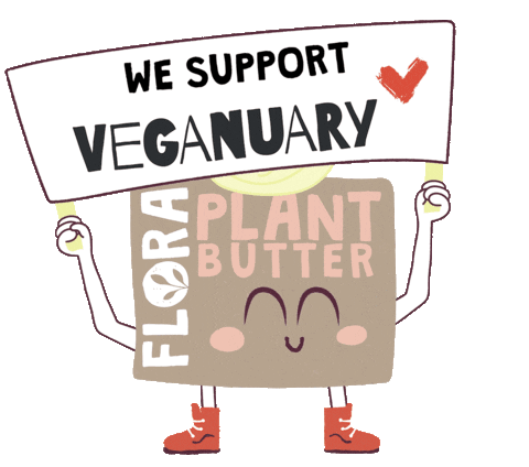 Plant Based Love Sticker by Flora Plant Butter