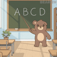 Learn Teddy Bear GIF by BEARISH