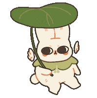 Bunny Sticker by moonie coco