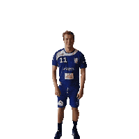 Handball Bluewhitedynamite Sticker by Handbalclub Izegem