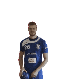 Handball Bluewhitedynamite Sticker by Handbalclub Izegem