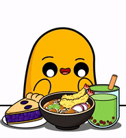 Excited Dinner GIF