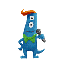 kids monster Sticker by Stage Fright