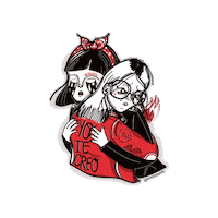 Irenenomuerde red feminist grlpwr niunamas Sticker