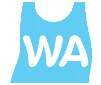 wa bib Sticker by Netball NSW
