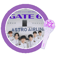 아스트로 Sticker by arohasphere