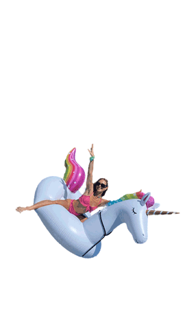 aubrewinters giphyupload fitness workout unicorn Sticker
