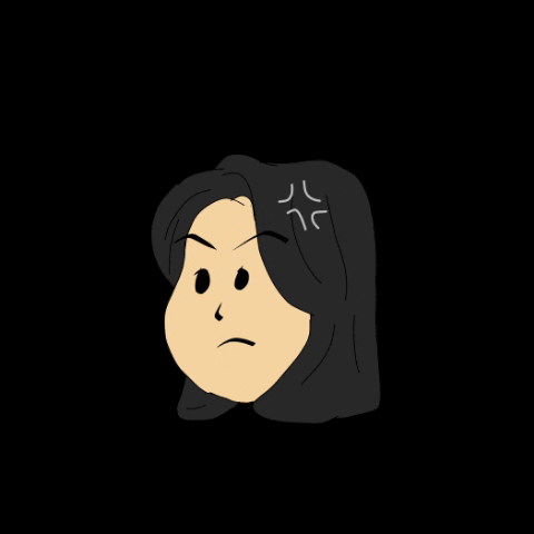 aniseeson girl angry mood mad GIF