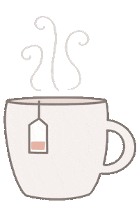 michellekirsch hot coffee tea cup Sticker