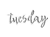 thehippiehacker doodle tuesday handlettering days of the week Sticker