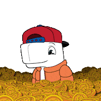 Happy Bull Run Sticker by Ordinary Friends