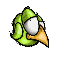 Bird Funnybird Sticker