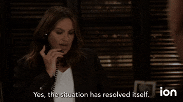 The Situation Has Resolved Itself