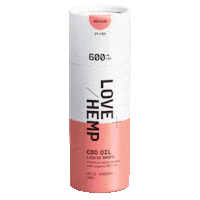 lovehempuk love cbd oil hemp Sticker