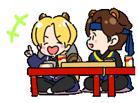 Laugh V Sticker