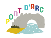 departement_ardeche arc 07 pont ardeche Sticker