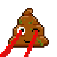 Art Shitting Sticker by Poopies.io