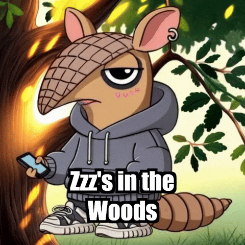 Forest Armadillo GIF by Chillo Dillo