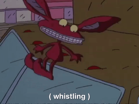 nickrewind giphydvr nicksplat aaahh real monsters giphyarm015 GIF